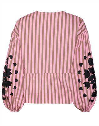 Rikke Top - Pink Stripes